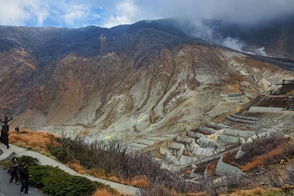 写真：大涌谷