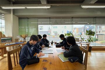 写真：中学生の職場体験を受け入れました！